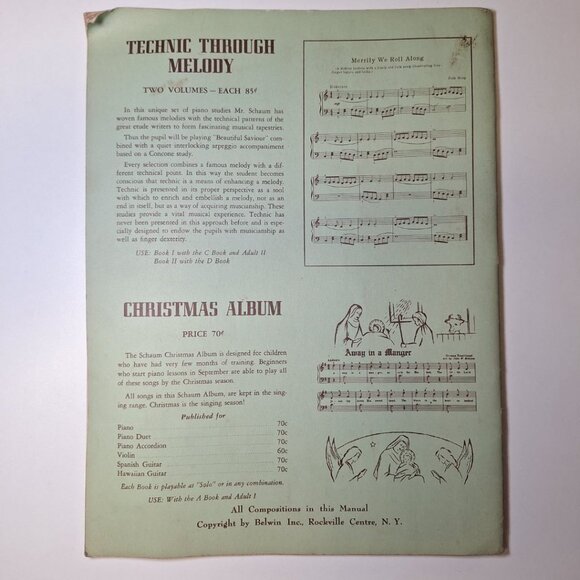 Note Story Spelling Book Schaum Music Vintage Education Teach 1953 Frank Learn - Picture 9 of 9